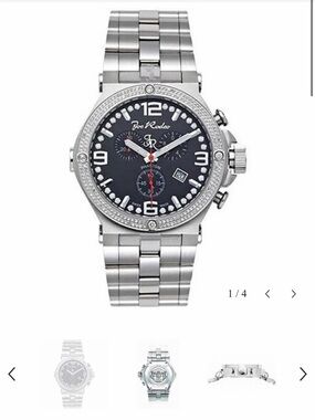 Joe Rodeo - Phantom JPTM12 Men's SS Watch - 2.25 CT Genuine Diamonds - 47mm